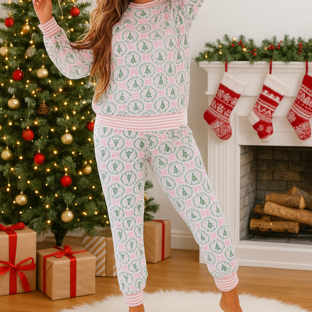 Mama Claus Cashmere Pajama Set