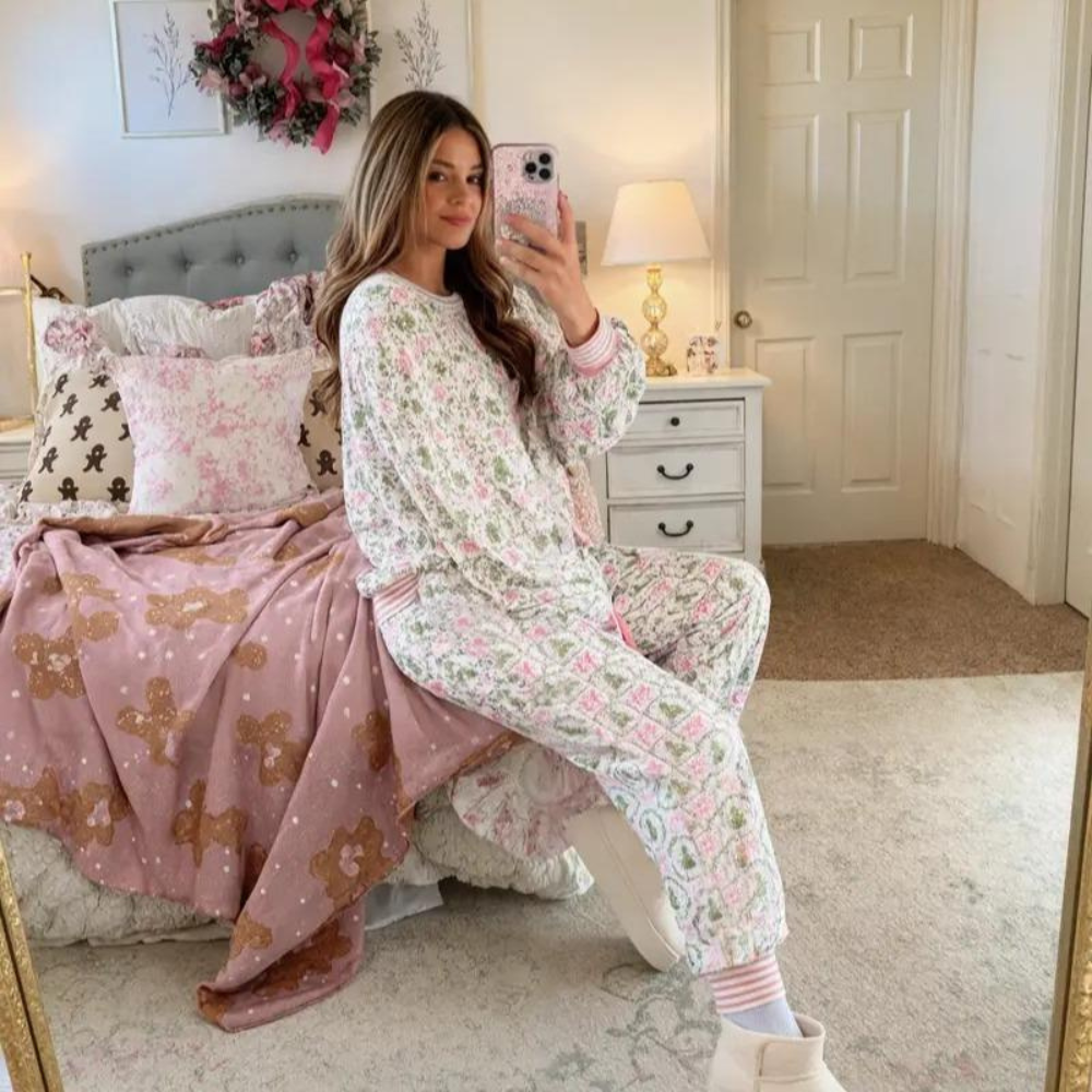 Mama Claus Cashmere Pajama Set